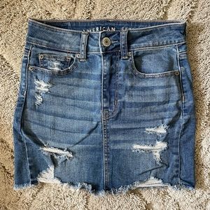Like new - AE high rise mini skirt - size 0